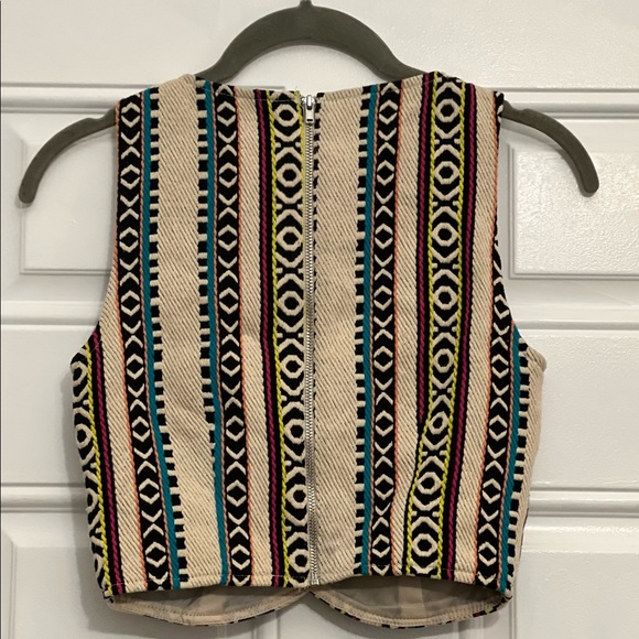Eclectic Print H&M Crop Top NWT - Picture 3 of 6